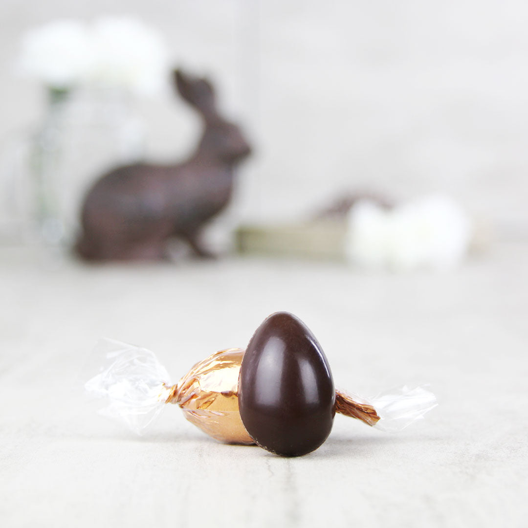 Schoko Osterei Marzipan & Orange - Bitter 60% Kakao
