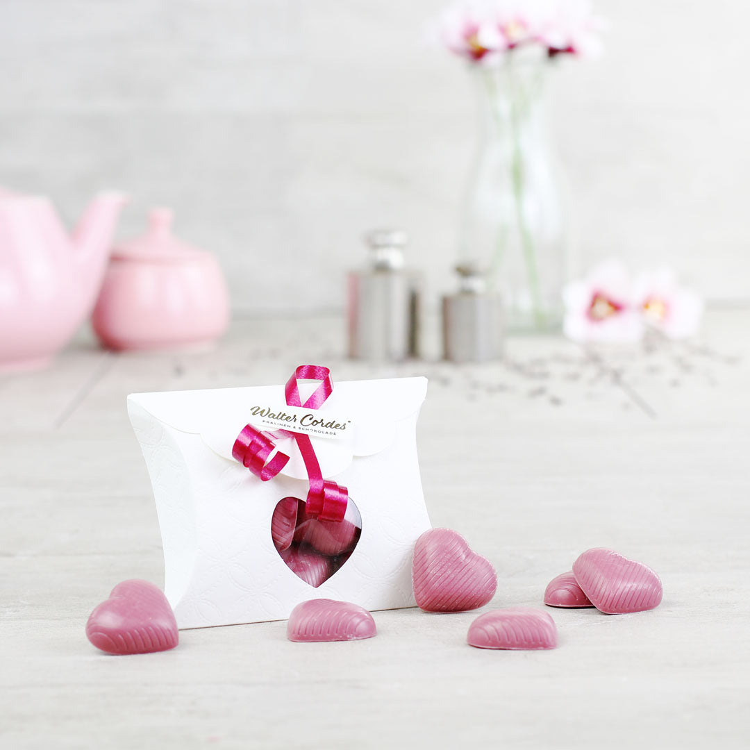 Schokoladenherz Ruby, 10 Stück