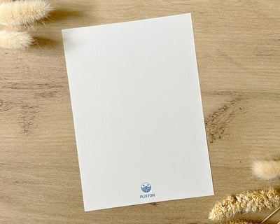 Grußkarte mit Blaubeeren