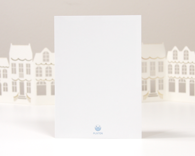 Weihnachtskarte "Fröhliche Weihnachten" mit Goldprägung